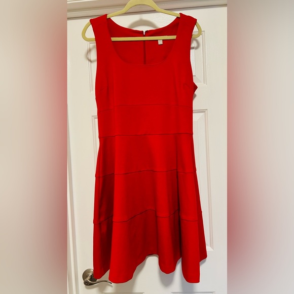 Banana Republic Dresses & Skirts - Banana Republic Red Fit and Flare Midi Dress